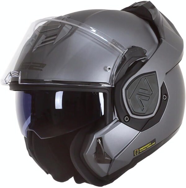LS2, Casco de moto modular ADVANT Matt Titanium, XL - Imagen 9