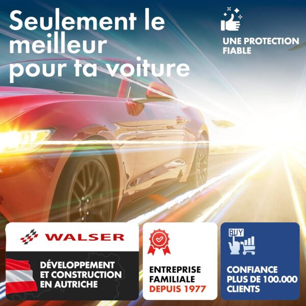 WALSER Premium Funda de Coche Antigranizo Hybrid UV Protect SUV – Calificación “Muy Buena”* Funda antigranizo impermeable y resistente a los rayos UV, certificada por TÜV Austria* Funda para SUV/VAN – Talla 8 - Imagen 5