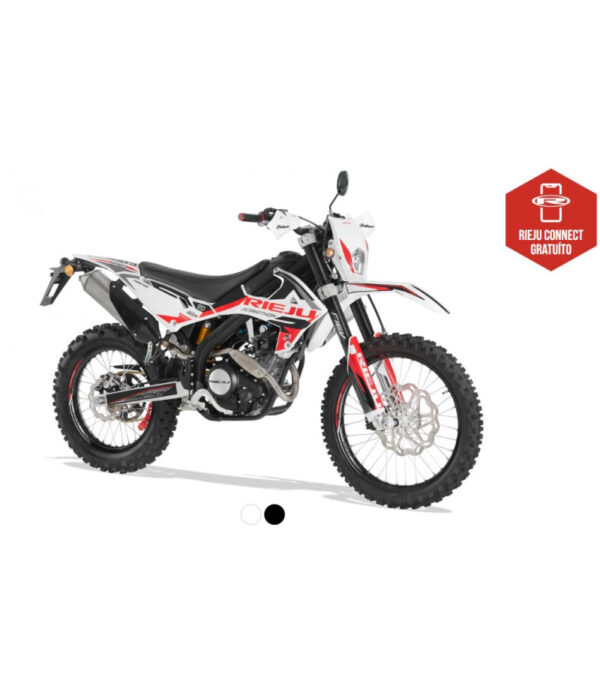 RIEJU MARATHON 125 PRO OFF ROAD color blanco y negro